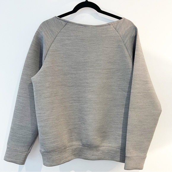 Uniqlo Dry Sweat Ultra Stretch Oversized Pullover Grey Athleisure SM - Picture 3 of 12